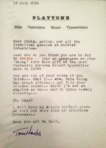 27 Tom Hanks letter